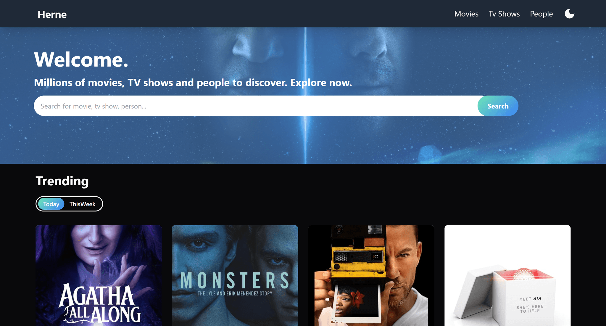 Herne Movie Website